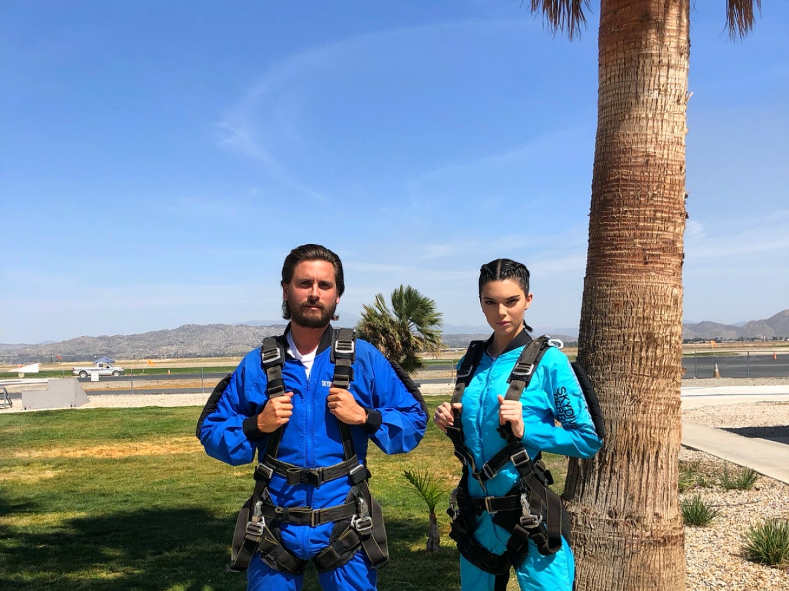 Kendall Jenner Goes Skydiving With Scott Disick