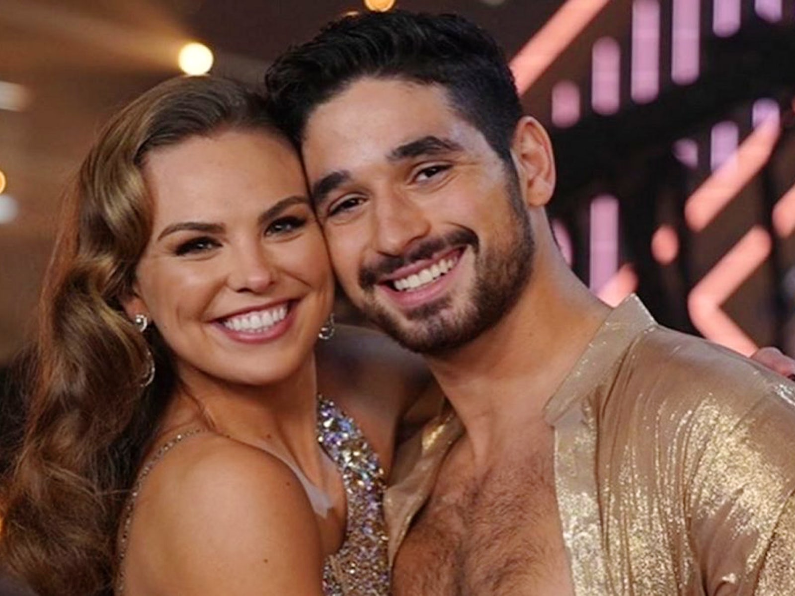 'Dancing with the Stars' couple Hannah Brown and Alan Bersten We call