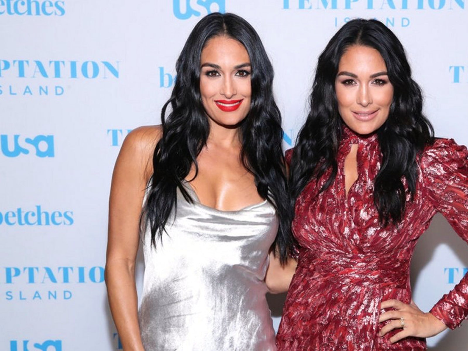 Nikki Bella and Brie Bella reveal they're both pregnant and due less ...